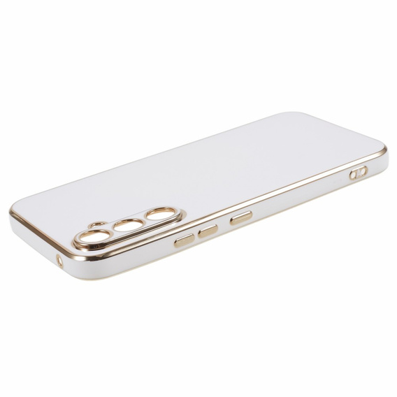 Puzdro pre Samsung Galaxy A05s, Glamour CamShield, biele