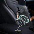 Puzdro pre Xiaomi Redmi Note 14 Pro/Pro+ 5G, s magnetickým štítkom, transparentné / čierne