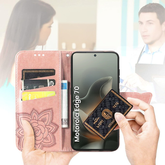 Kryt s motýľovým otváraním pre Motorola Edge 70