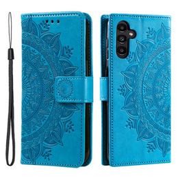 Klapkové puzdro pre Samsung Galaxy A35 5G, Mandala, modré