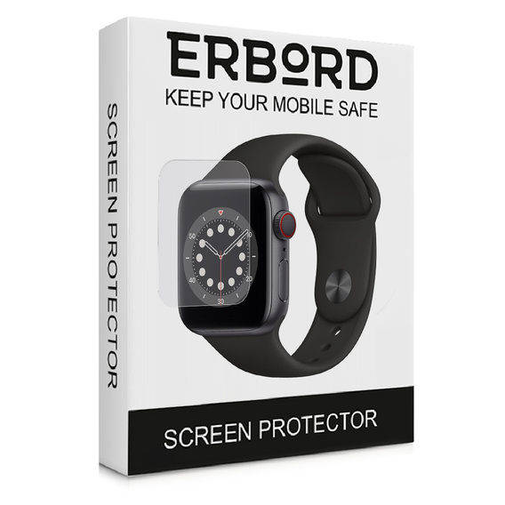 3x ERBORD Hydrogélová fólia pre Apple Watch 4/5/6/SE 44mm