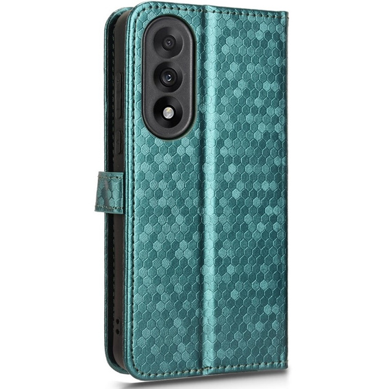 Flipové puzdro pre OnePlus Nord 5, Wallet Rhombus, zelený