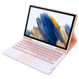 Puzdro + klávesnica Samsung Galaxy Tab A8 10.5 X200 / X205, Touchpad, ružové rose gold