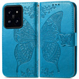 Klapkové puzdro pre Xiaomi 14T Pro, Butterfly, modré