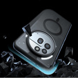 Puzdro pre Nothing Phone 3A Pro, pre MagSafe, ERBORD Matt Case, čierny