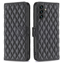 Klapkové puzdro pre Samsung Galaxy A56, Wallet, BINFEN COLOR, čierne