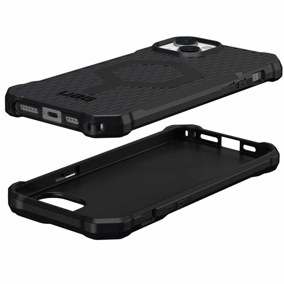 Urban Armor Gear Obal na mobil pre iPhone 14 Plus, Essential Armor MagSafe, čierne