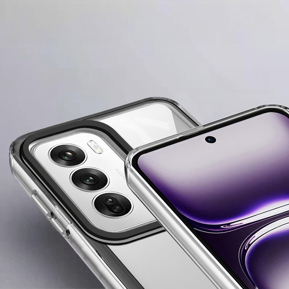 Obal na mobil pre Oppo A80, Fusion Hybrid, priehľadné
