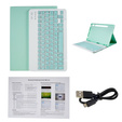 Puzdro + klávesnica Samsung Galaxy Tab S7 T870/T875 / S8, Pen Slot, zelený