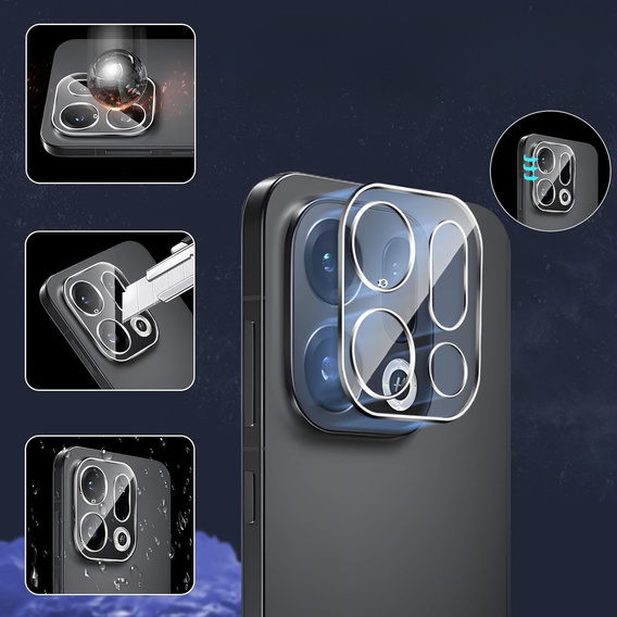 2x ERBORD tvrdené sklo na ochranu displeja pre Oppo Find X9