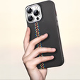 Puzdro pre iPhone 15 Pro, Carbon Fiber MagSafe, čierne