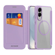 Dux Ducis Obal na mobil pre Samsung Galaxy S25 Edge, Skin X Pro, MagSafe, fialové