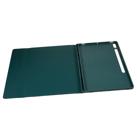 Puzdro + klávesnica Galaxy Tab S7+ Plus / S8+ Plus /S7 FE T730 T733, Pen Slot, zelený