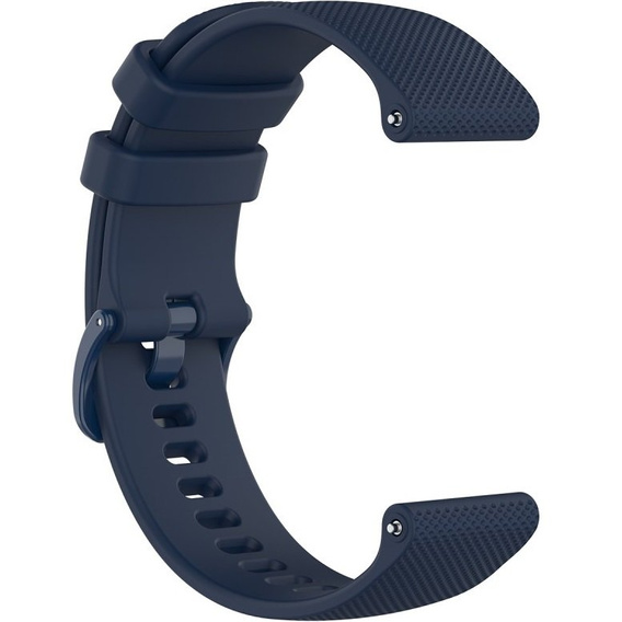 Pasek Silikonowy 18mm do Garmin Vivomove 3S / Vivoactive 4S, Dark Blue
