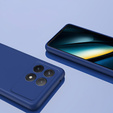 Obal na mobil pre Xiaomi Poco F6 Pro, Silicone Lite, modré