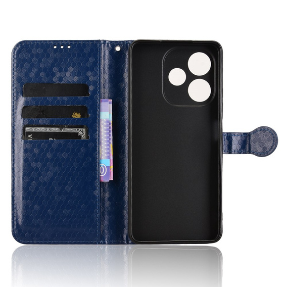 Flipové puzdro pre Oppo A5 Pro 5G, Wallet Rhombus, modré