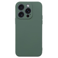 Obal na mobil pre iPhone 15 Pro Max, Silicone Lite, tmavozelené