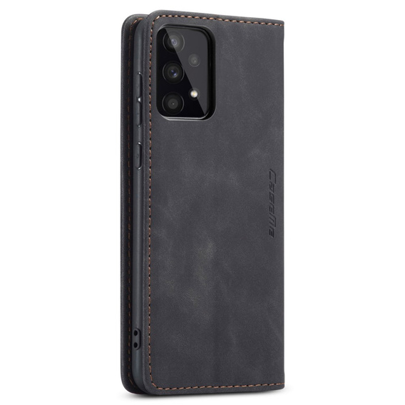 CASEME puzdro pre Samsung Galaxy A33 5G, Leather Wallet Case, čierne