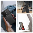 Puzdro pre Samsung Galaxy S25 Ultra, Card Holder Kickstand, čierne