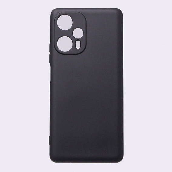 Obal na mobil pre Xiaomi Poco F5, Silicone Lite, čierne