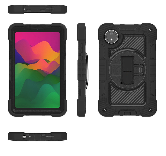 Puzdro pre Xiaomi Redmi Pad SE 8.7, pancierované ochranné, čierne