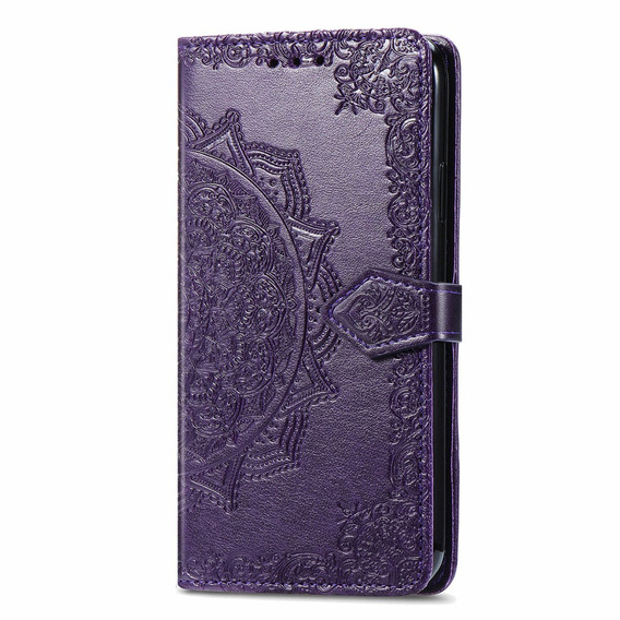 Klapkové puzdro pre Infinix Hot 40i, Mandala, fialové