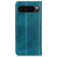 Klapkové puzdro pre Google Pixel 10 Pro XL / 9 Pro XL, s vreckom, kožené, zelené