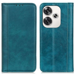 Flipové puzdro pre Xiaomi Poco F6, Split Leather, zelený