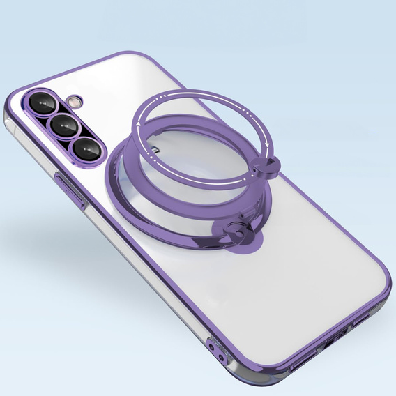 Magnetické puzdro pre Samsung Galaxy A36 5G, pre MagSafe, fialové