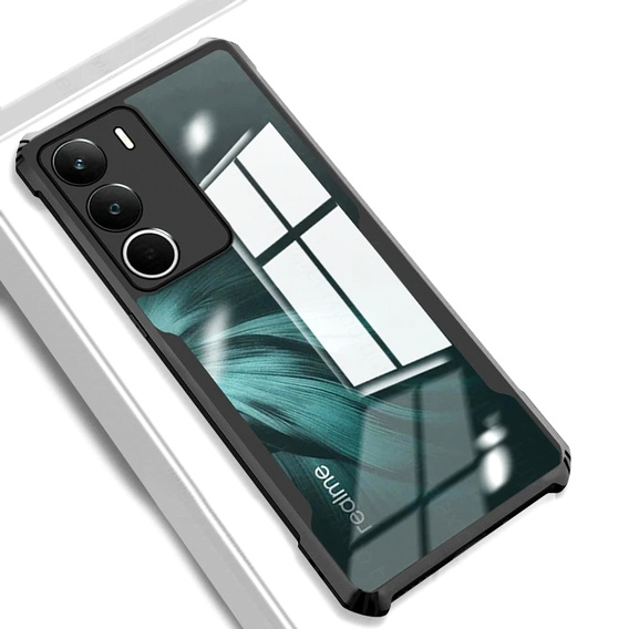 Obal na mobil pre Realme C71, AntiDrop Hybrid, čierne