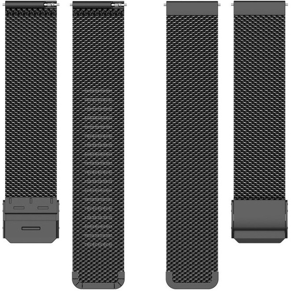 Bransoleta Milanese 18mm do Garmin Vivoactive 4S / Venu 2S, Black