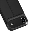 Puzdro Dux Ducis pre iPhone Air, Skin Pro, s chlopňou, s otvorom na kartu, čierne