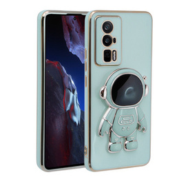 Obal na mobil pre Xiaomi Poco F5 Pro, Astronaut, zelený