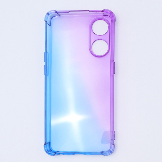 Puzdro pre Oppo Reno8 T, Gradient Dropproof, Fialová / modrá