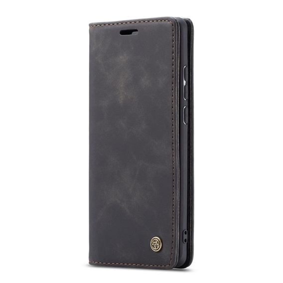 CASEME puzdro pre Huawei P30 Pro, Leather Wallet Case, čierne