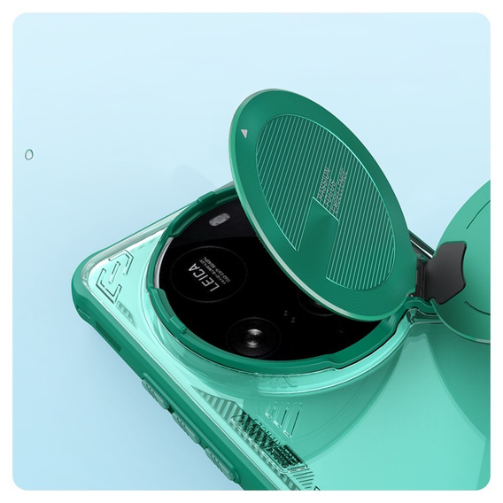 Puzdro pre Xiaomi 15 Ultra, pancierované Nillkin, Icelade Prop, zelený