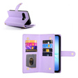 Flipové puzdro Wallet Zipper Pocket pre Samsung Galaxy A17 5G, Wallet Zipper Pocket, fialové