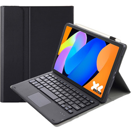 Puzdro s Bluetooth klávesnicou s dotykovou plochou pre Lenovo Idea Tab 11" 2025 TB336FU TB336ZU, čierne