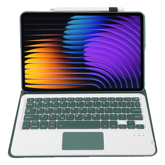 Obal na klávesnicu pre Xiaomi Pad 7 / 7 Pro, TouchPad, zelený