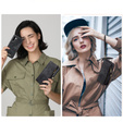 CASEME puzdro pre Samsung Galaxy A56 5G, Retro Leather Wallet, s remienkom, čierne