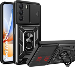 Obal na mobil pre Realme C71, CamShield Slide, čierne
