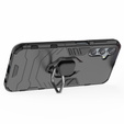 Obal na mobil pre Samsung Galaxy S23 FE, Kickstand Ring, čierne