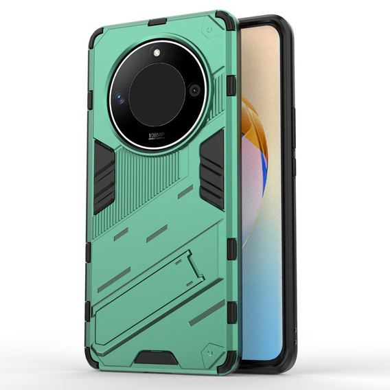 Puzdro pre Honor Magic 6 Lite 5G, Military kickstand, zelený