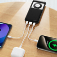Univerzálne puzdro s batériou 10000mAh Type-C - čierne