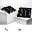 Puzdro pre iPad Pro 11" 2024 (5 gen.), Smartcase s priestorom pre stylus, zelený