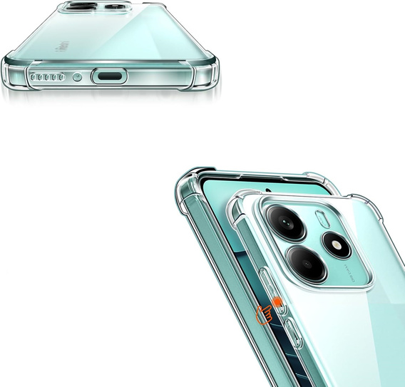 Puzdro pre Xiaomi Redmi Note 14 5G, Erbord Dropproof, priehľadné + sklo