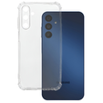Puzdro pre Samsung Galaxy A15, Anti-Shock, priehľadné + sklo 9H