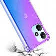 Puzdro pre Infinix Hot 30i, Gradient Dropproof, Fialová / modrá