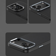 BENKS Kevlar Armor PRO Carbon Fiber 600D A070 puzdro MagSafe s aktívnym tlačidlom pre iPhone 17 Pro Max