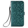 Klapkové puzdro pre Oppo Reno 14F, Wallet Rhombus, zelené